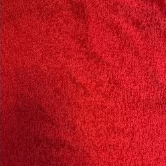 ALIX NYC Vibrant Red Textured Bodysuit - Picture 5 of 6